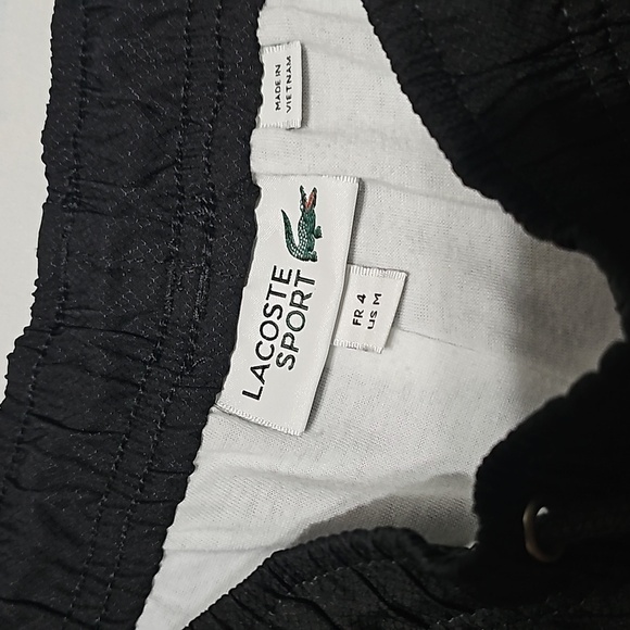 Lacoste Sport Black Drawstring‎ Shorts Size Medium - Picture 3 of 5